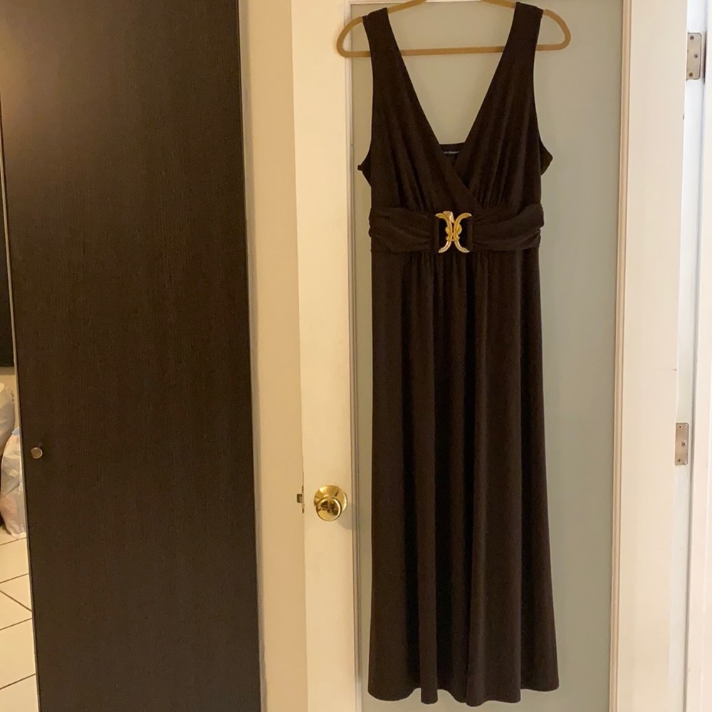 Chocolate brown dress